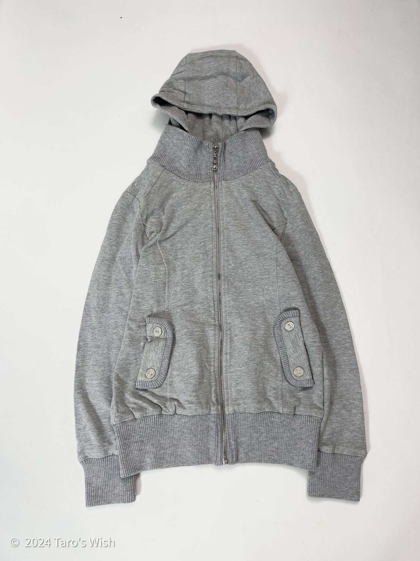 tactical grey zip up hoodie, japanese label