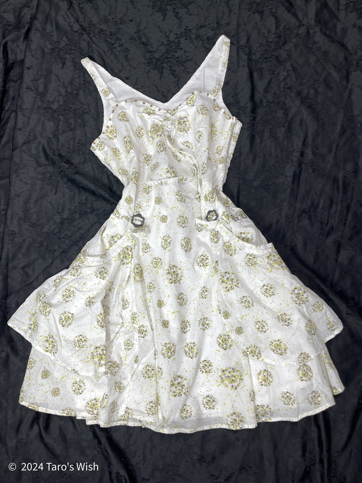 flower print babydoll dress, euro label