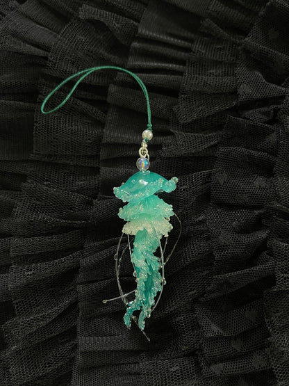 Handmade 𖦹 Jellyfish Key Chain Phone Chain