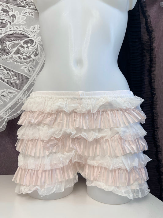 Pink Star Multi-layers Lace Bloomers