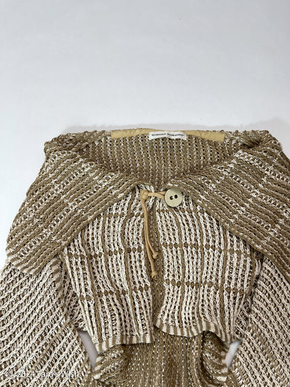 balloon sleeves cardigan, hiroko koshino