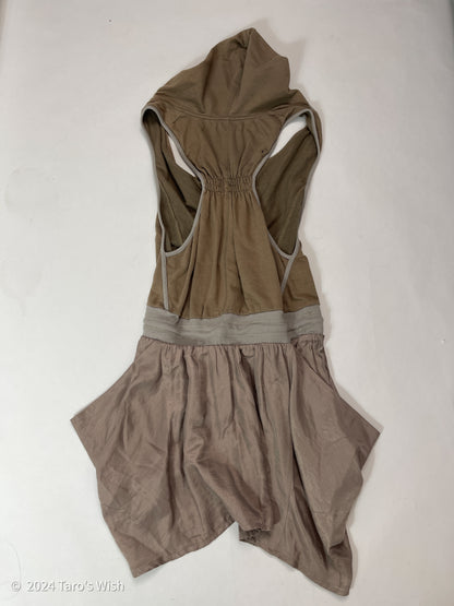 sleeveless hooded top, japanese label